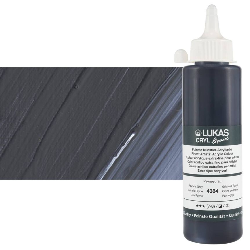 Cryl Liquid Acrylics Payne's Grey 250ml