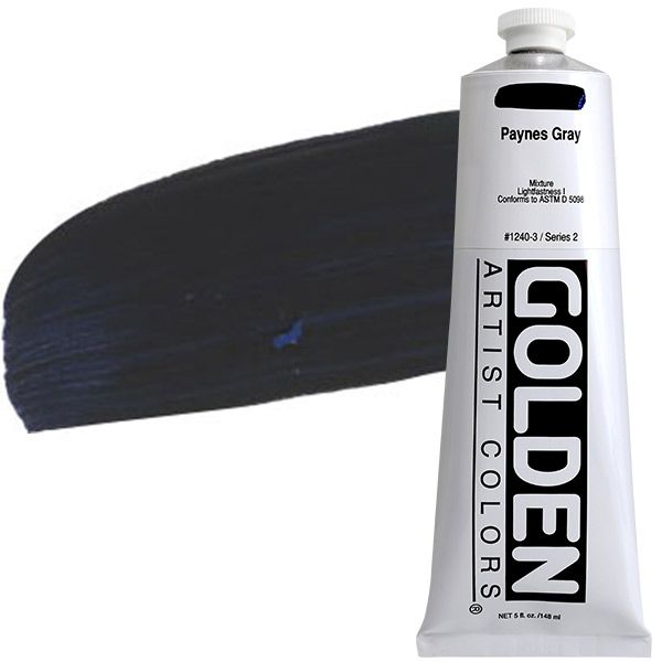 GOLDEN Heavy Body Acrylic 5 oz Tube - Payne's Grey