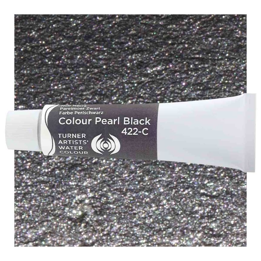 Turner Professional Watercolor - Pearl Black, 15ml Tube