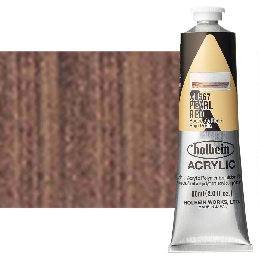 Holbein Heavy Body Acrylic 60ml Pearl Red