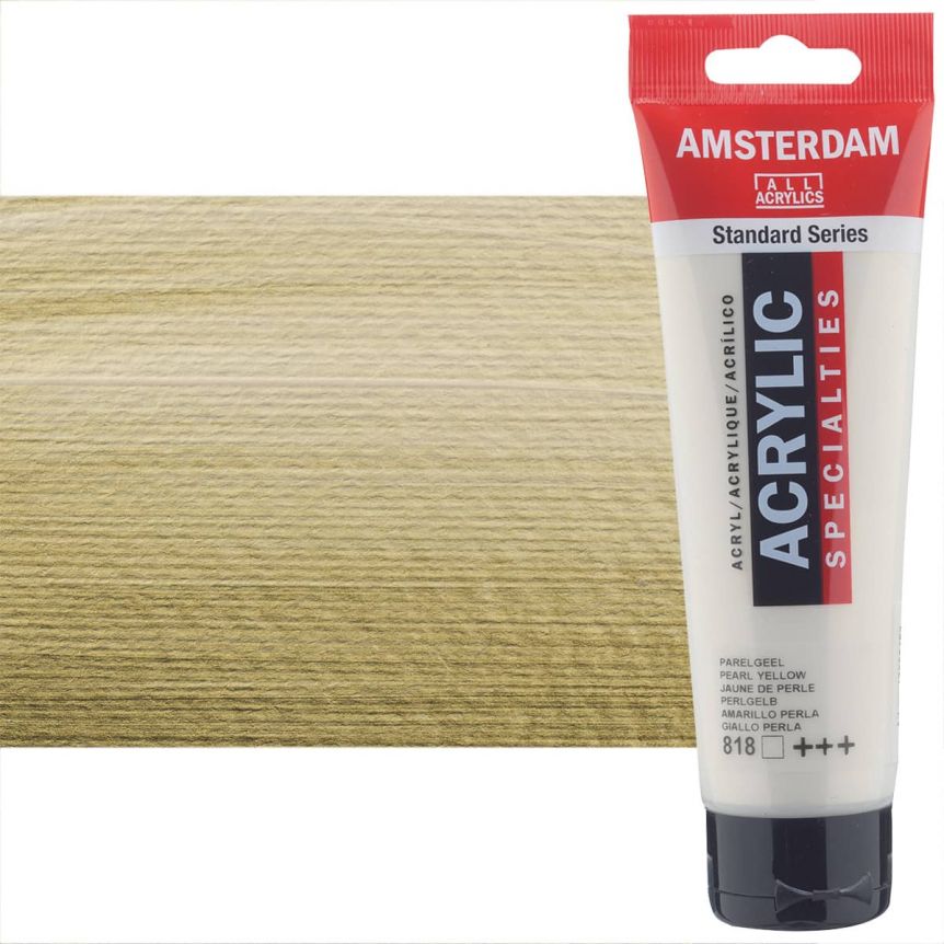 Amsterdam Standard Series Acrylic Paints - Pearl Yellow, 120ml