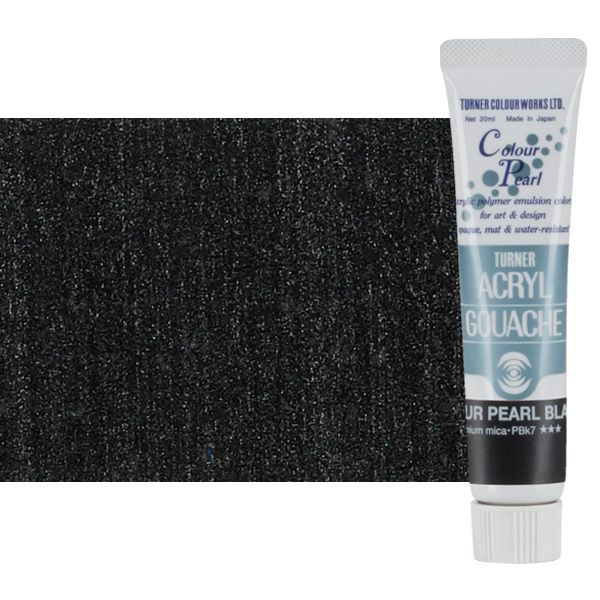 Turner Artist Acryl Gouache - Pearlescent Black, 20ml
