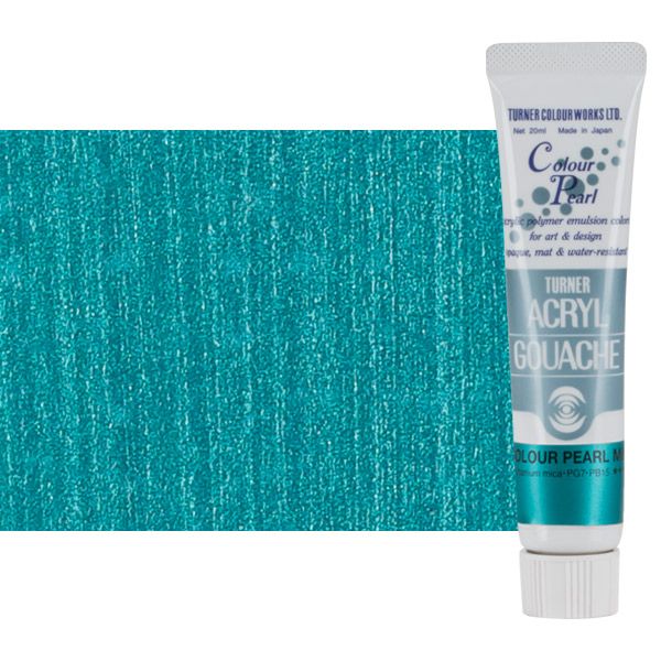 Turner Artist Acryl Gouache - Pearlescent Mint, 20ml