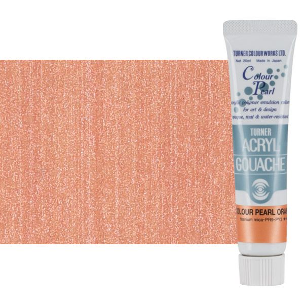 Turner Artist Acryl Gouache - Pearlescent Orange, 20ml