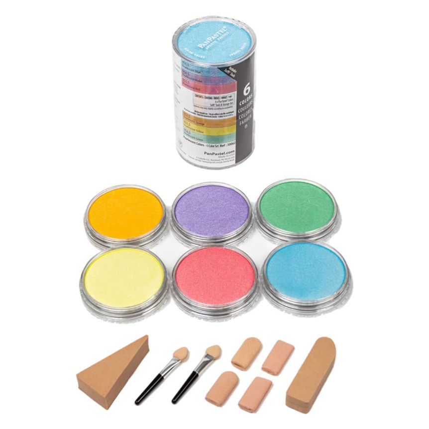 PanPastel™ Artists' Pastels - Pearlescent Colors, Set of 6