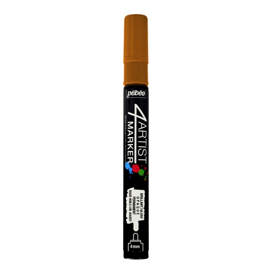 Pebeo 4Artist Marker Copper Broad Bullet Nib 4 mm