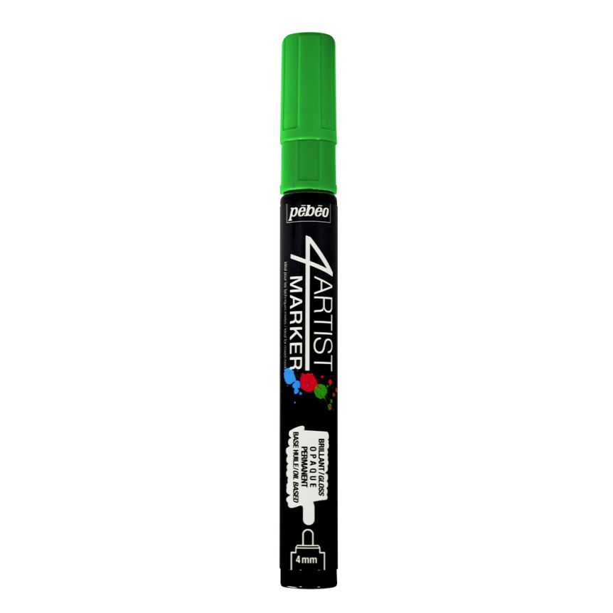 Pebeo 4Artist Marker Dark Green Broad Bullet Nib 4 mm