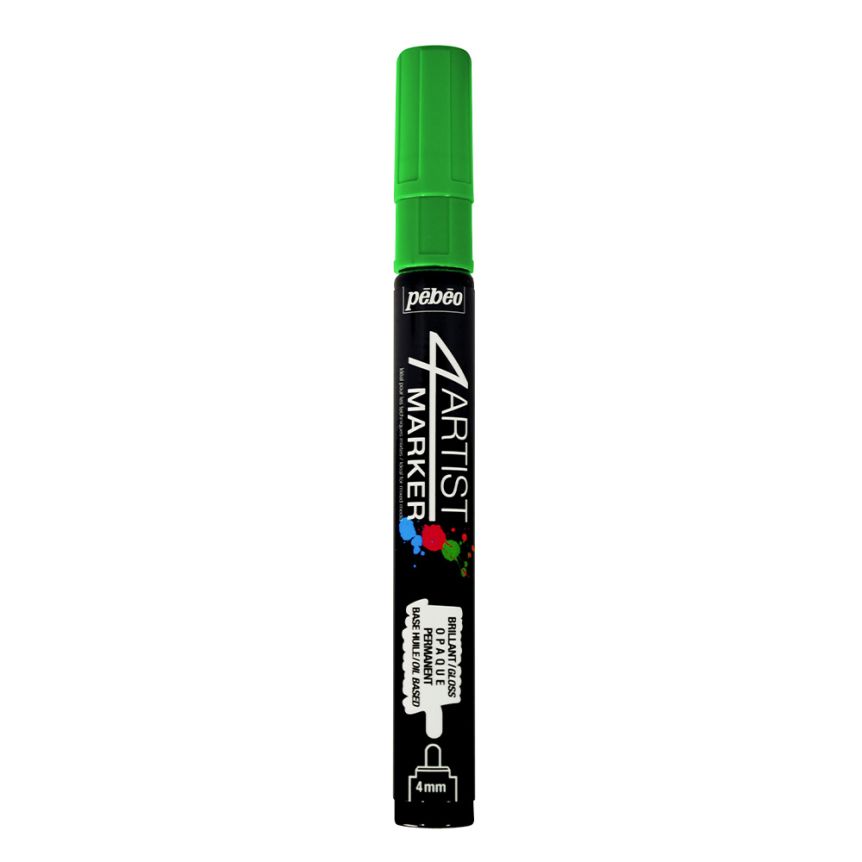 Pebeo 4Artist Marker Dark Green Broad Bullet Nib 4 mm