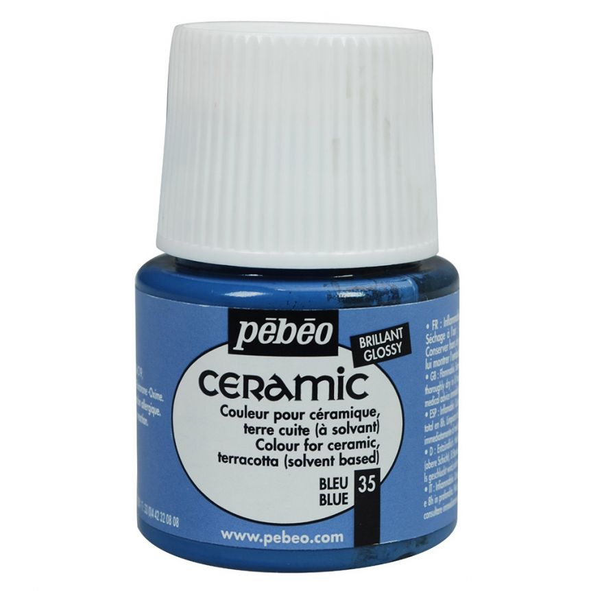 Pebeo Ceramic Color Blue 45 ml