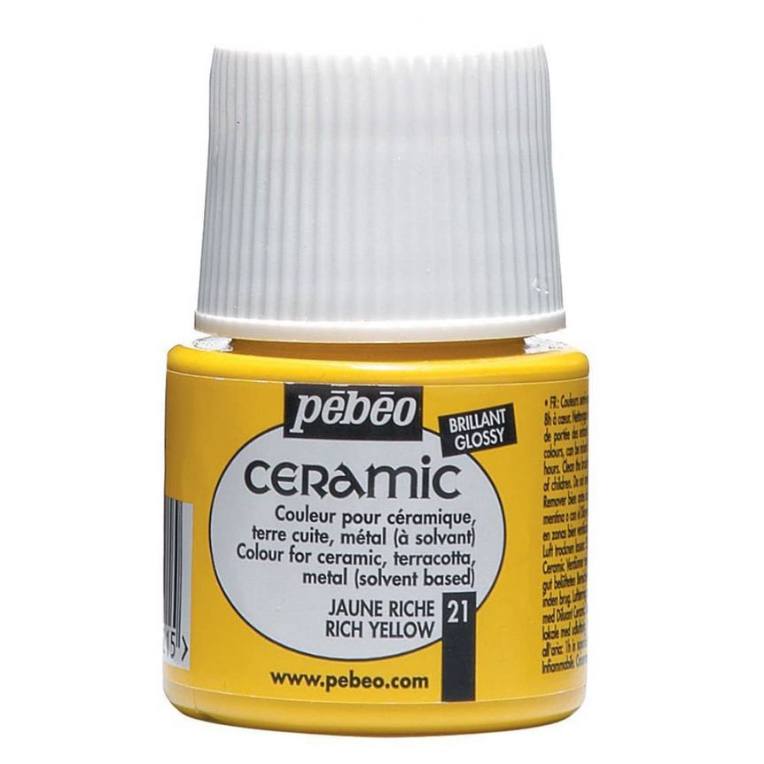 Pebeo Ceramic Color Rich Yellow 45 ml