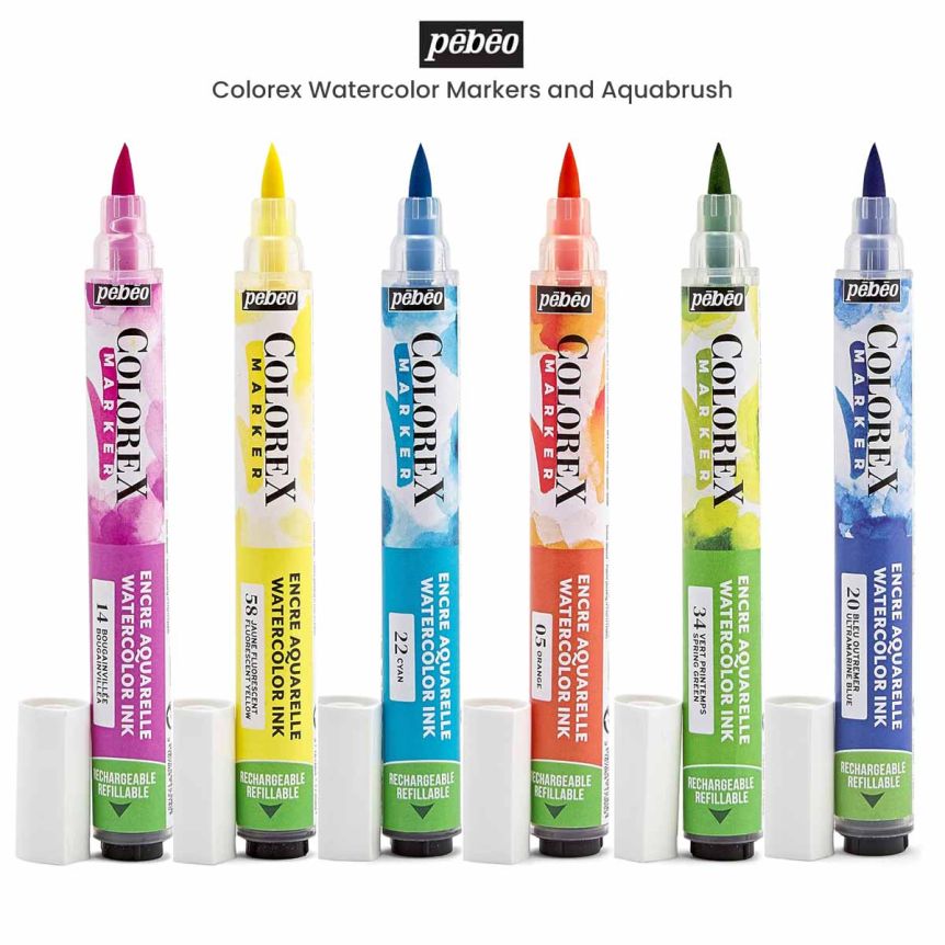 Pebeo Colorex Watercolor Markers