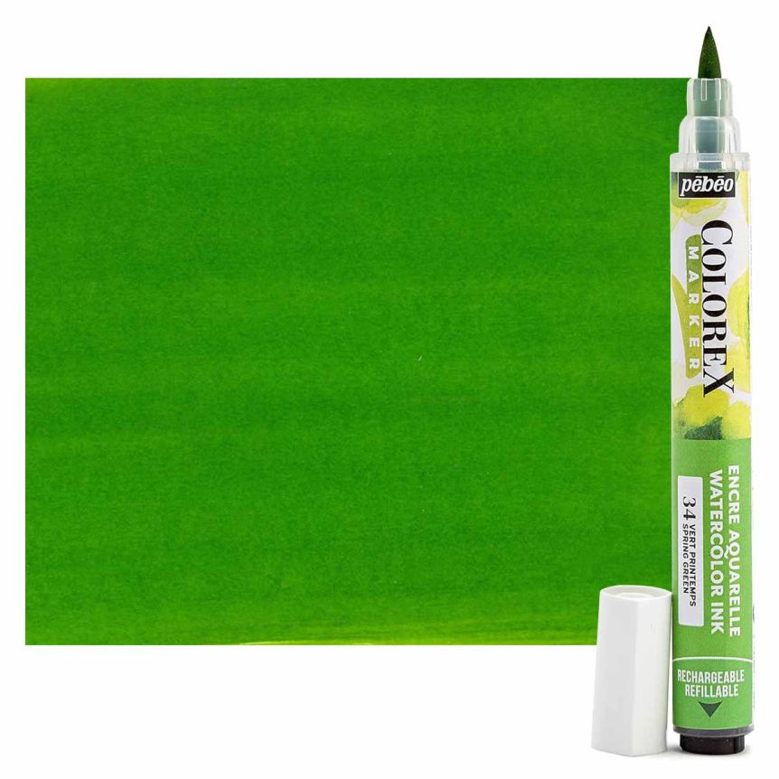 Pebeo Colorex Watercolor Marker, Spring Green