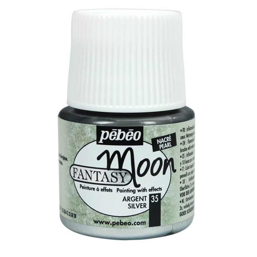 Pebeo Fantasy Moon Color Silver 45 ml