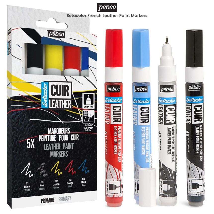 Setacolor French Leather Paint Markers and Sets