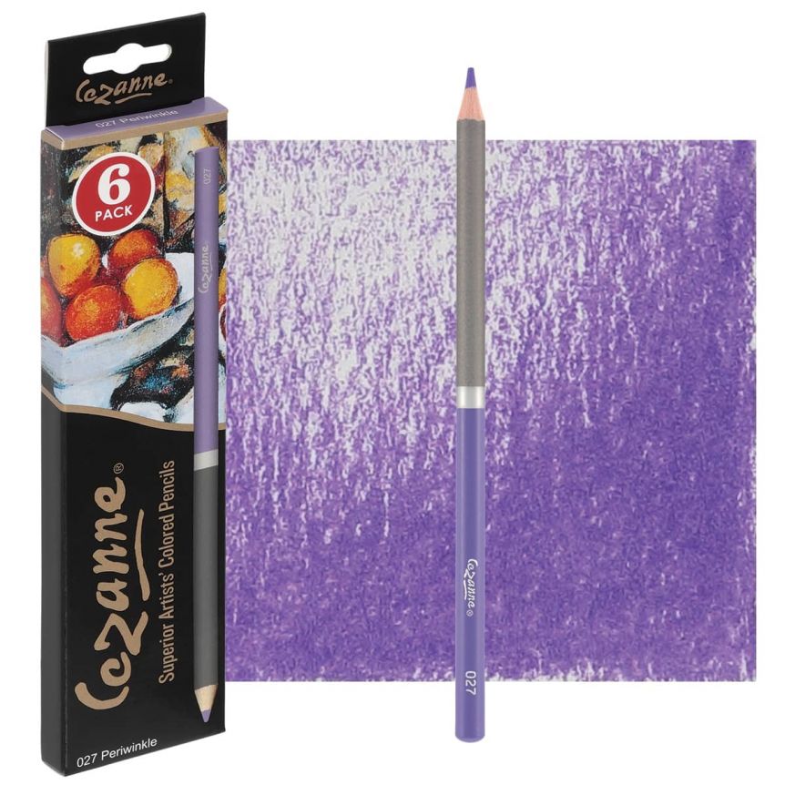 Cezanne Colored Pencils - Periwinkle, Box of 6 (Creative Mark