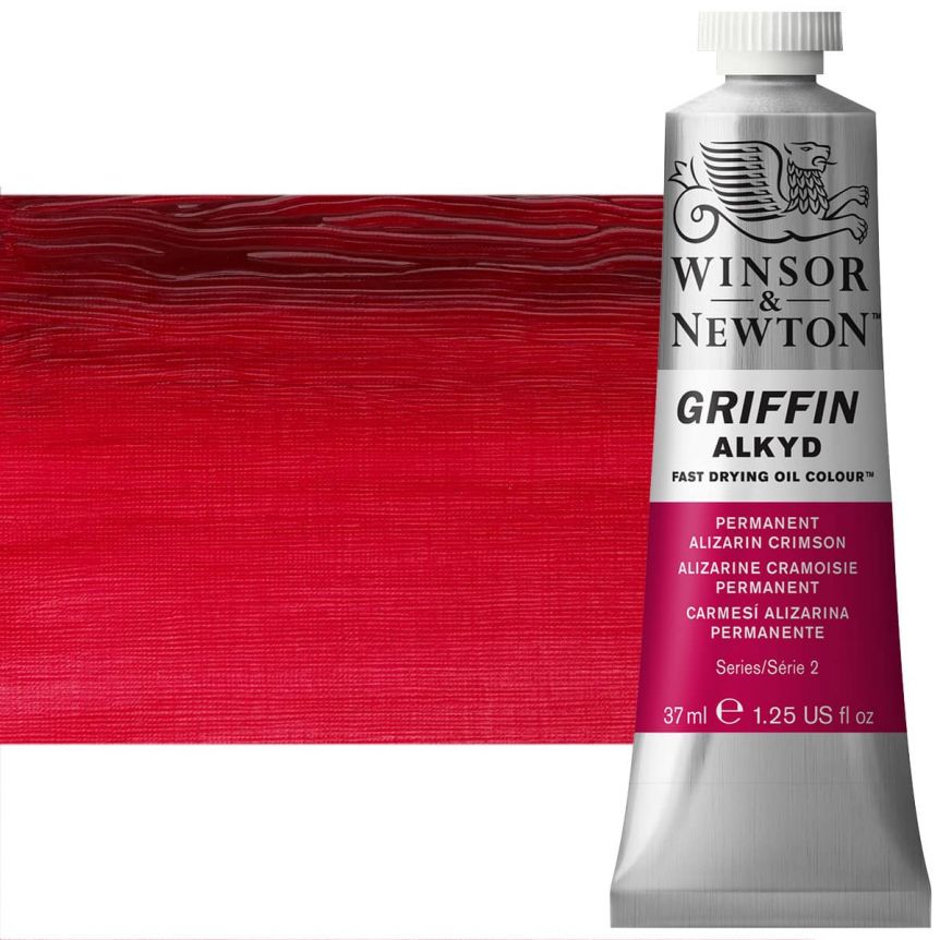 Permanent Alizarin Crimson (Winsor & Newton Griffin Alkyd) – Alabama Art  Supply