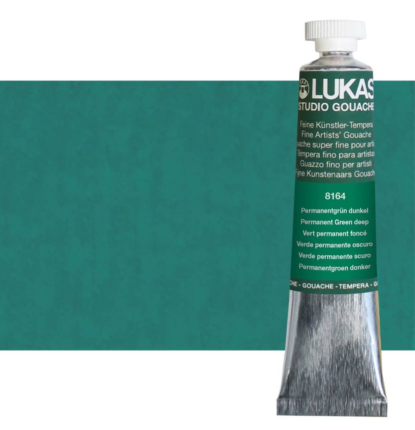 LUKAS Designer's Gouache 20 ml Tube - Permanent Green Deep (Default)