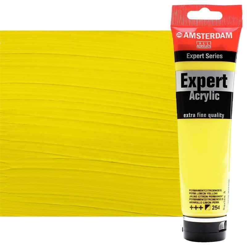Amsterdam Expert Acrylic Permanent Lemon Yellow 150 ml 