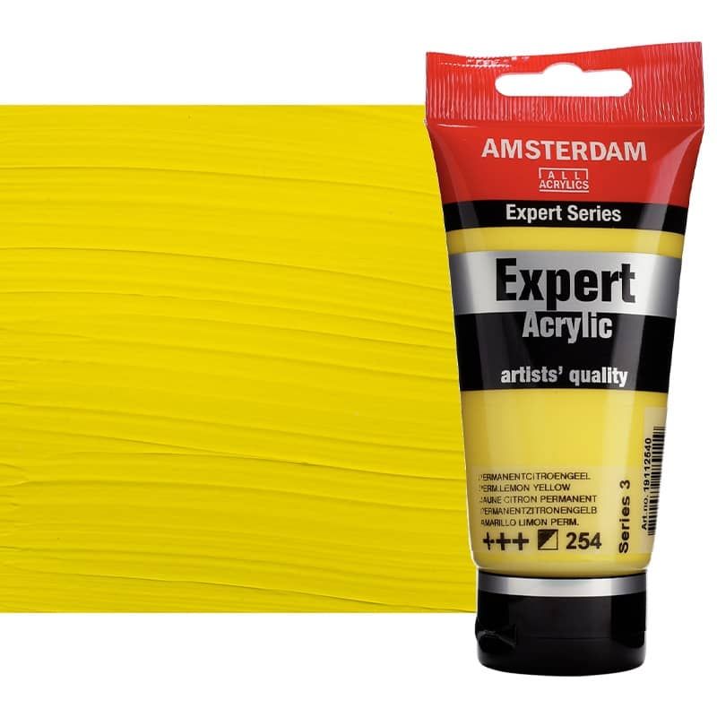 Amsterdam Expert Acrylic Permanent Lemon Yellow 75 ml 