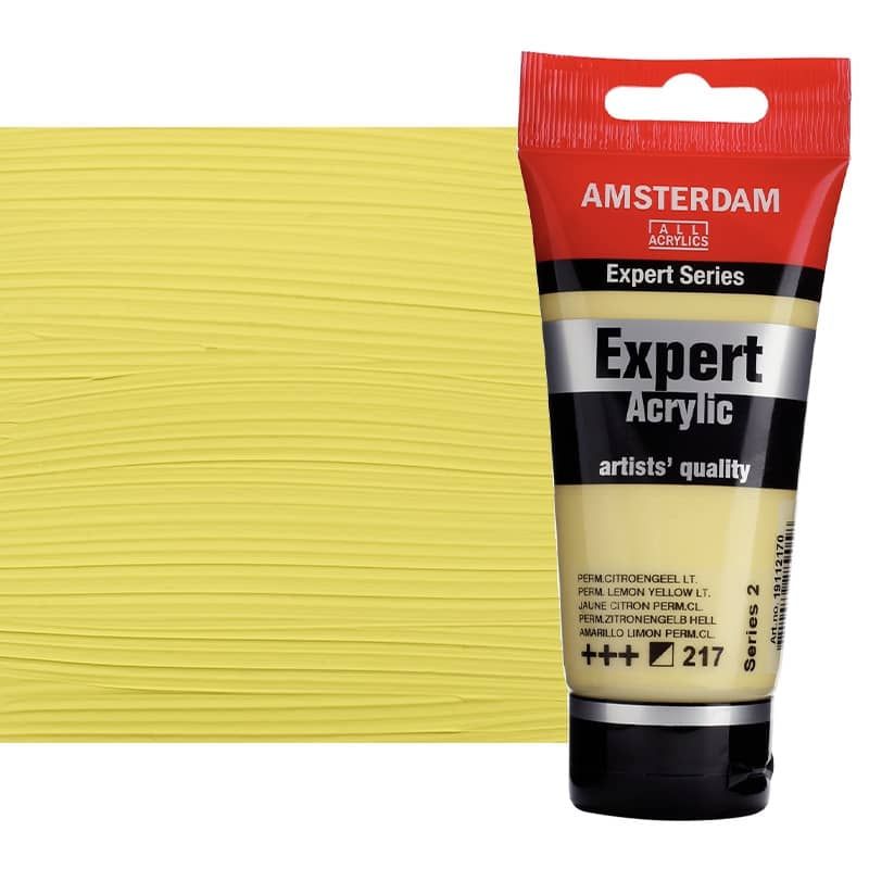 Amsterdam Expert Acrylic Permanent Lemon Yellow Light 75 ml 