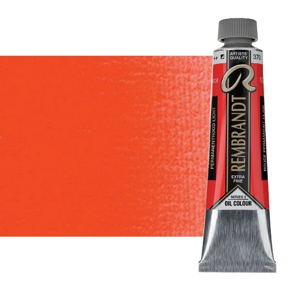 Rembrandt Extra-Fine Artists' Oil - Permanent Red Light, 40ml Tube