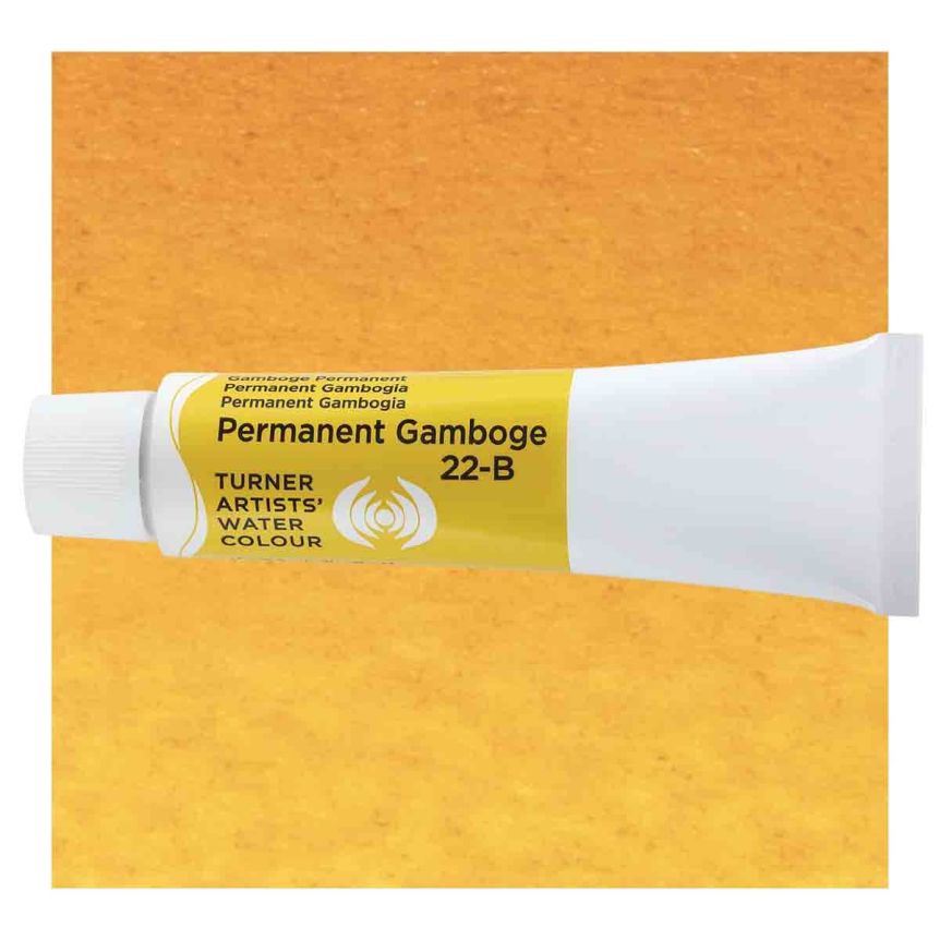 Turner Professional Watercolor - Permanent Gamboge, 15ml Tube