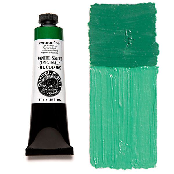 Daniel Smith Oil Colors - Permanent Green, 37 ml Tube