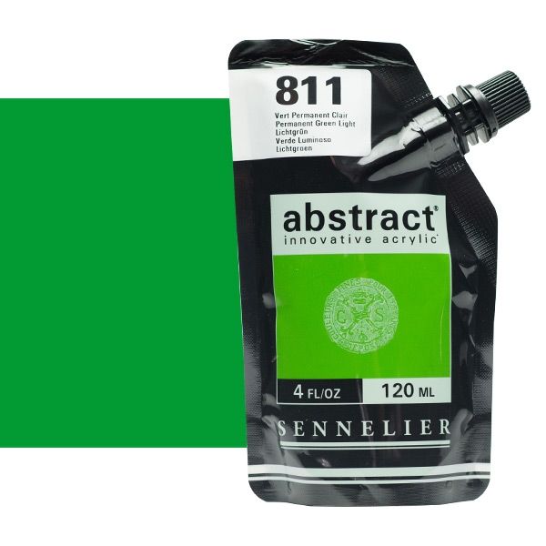 Sennelier Abstract Acrylic 120ml Permanent Green Light 
