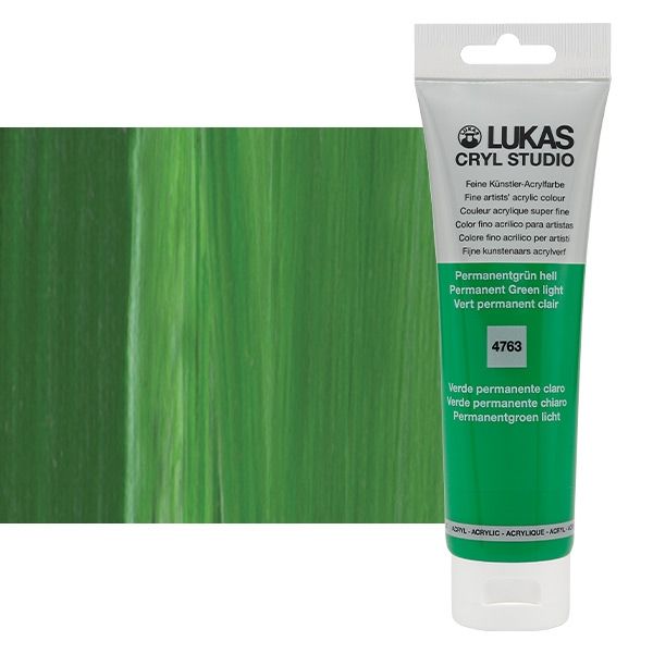 LUKAS CRYL Studio 125 ml Tube - Permanent Green Light