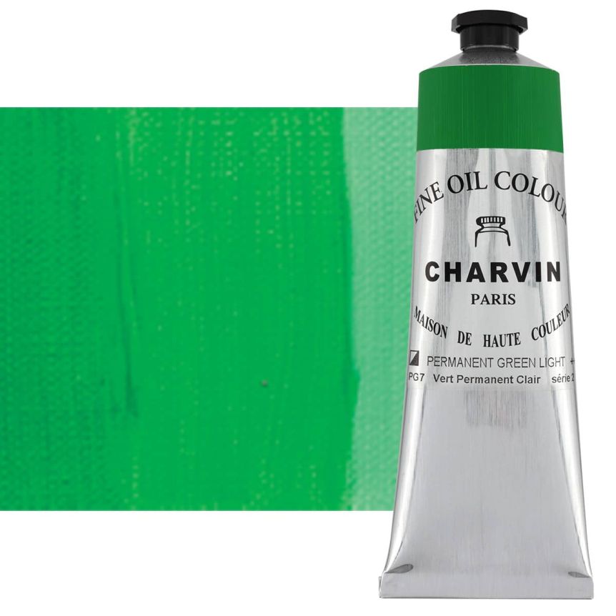 Permanent Green Light 150ml Tube Fine Artists Oil Paint by Charvin
