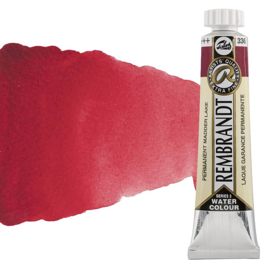 Rembrandt Extra-Fine Watercolor 20 ml Tube - Permanent Madder Lake