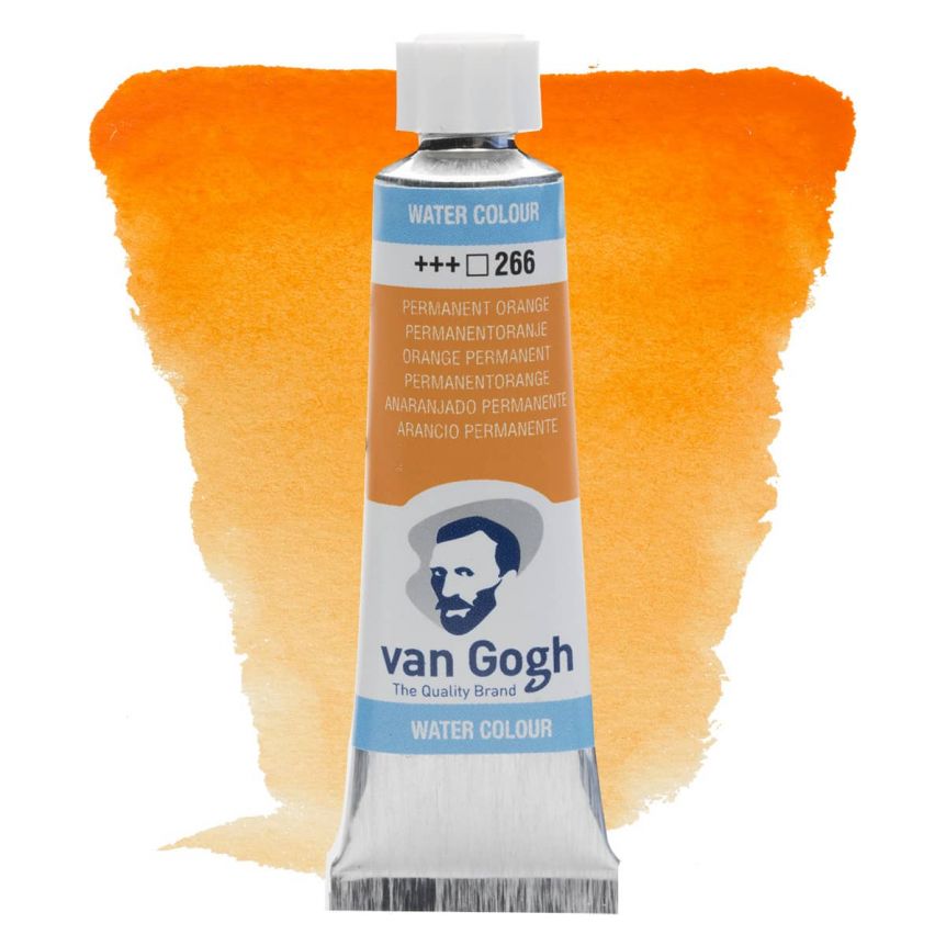 Van Gogh Watercolors - Permanent Orange, 10ml Tube