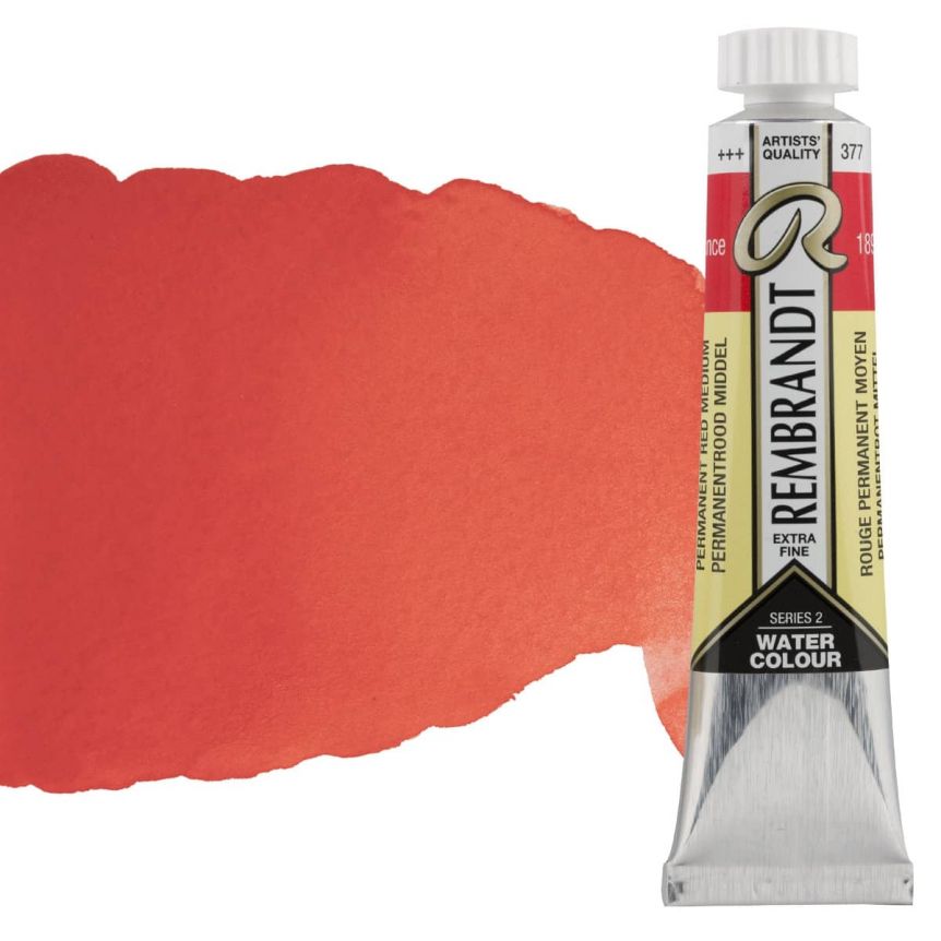 Rembrandt Extra-Fine Watercolor 20 ml Tube - Permanent Red Medium