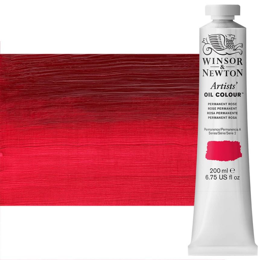 Winsor & Newton Artists' Oil - Permanent Rose, 200ml Tube