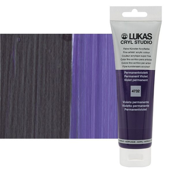 LUKAS CRYL Studio 125 ml Tube - Permanent Violet
