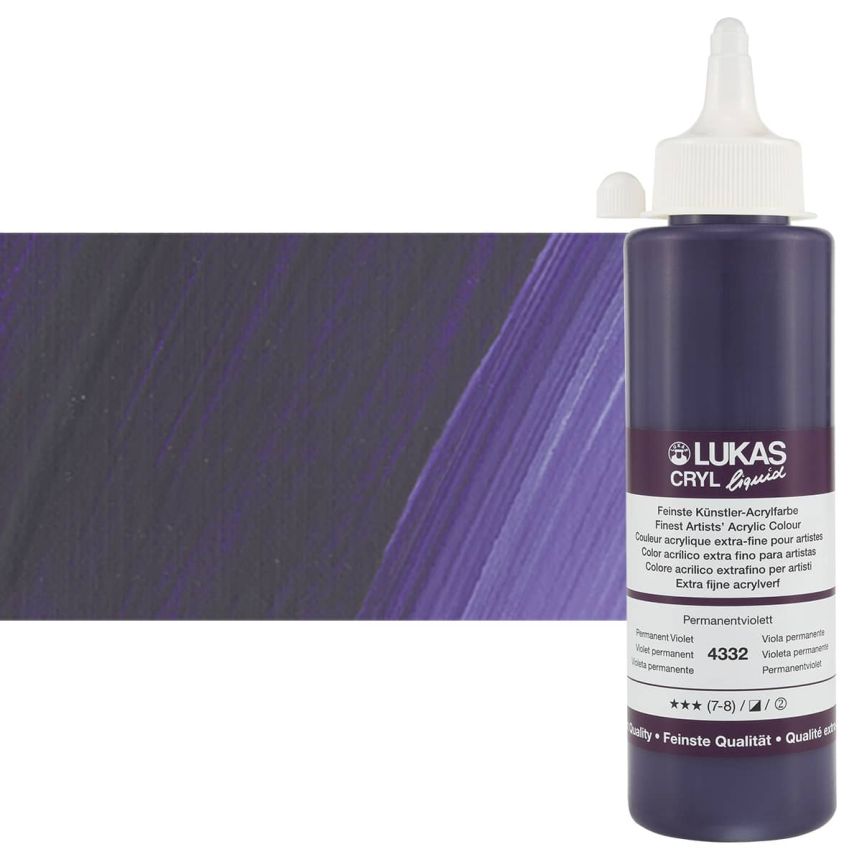 Cryl Liquid Acrylics Permanent Violet 250ml
