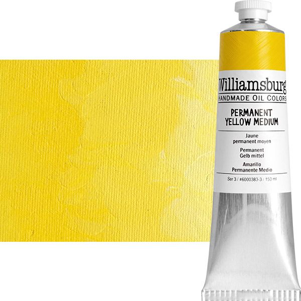 Williamsburg Handmade Oil Paint 150 ml - Permanent Yellow Medium