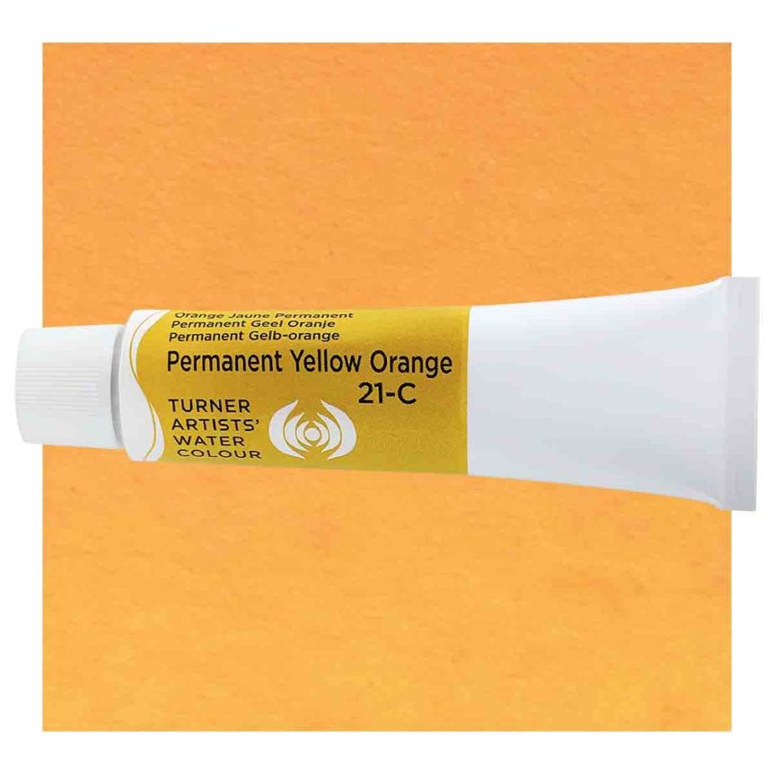 Turner Professional Watercolor - Permanent Yellow Orange, 15ml Tube