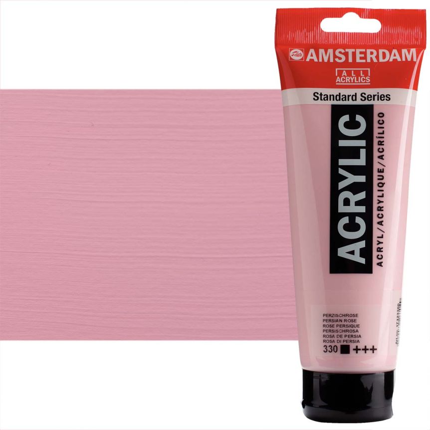 Amsterdam Standard Series Acrylic Paint - Persian Rose, 250ml Tube
