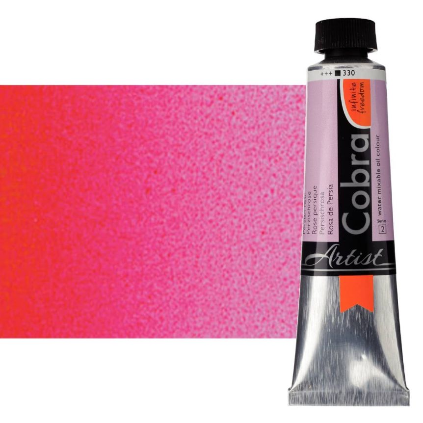 Cobra Water-Mixable Oil Color 40ml Tube - Persian Rose