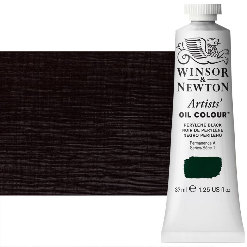 Winsor & Newton Artists' Oil - Perylene Black, 37ml Tube