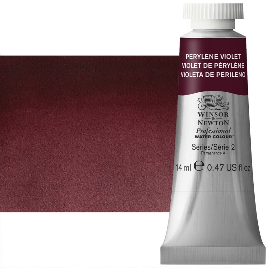 Winsor & Newton Professional Watercolor - Perylene Violet, 14ml Tube