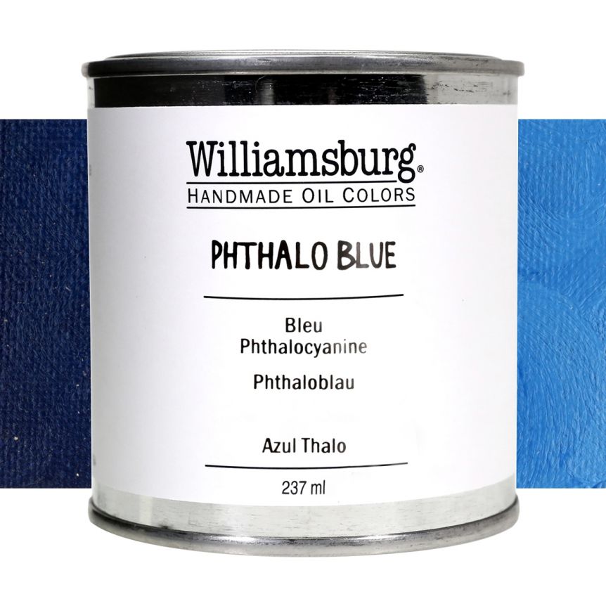 Williamsburg Oil Color 237 ml Can Phthalo Blue