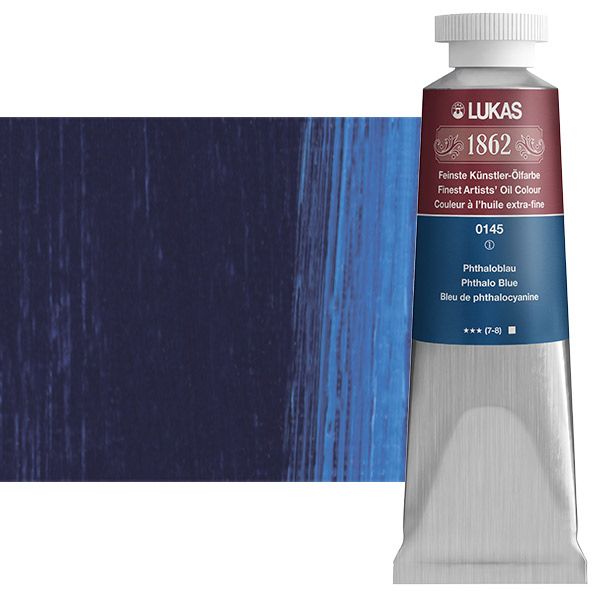LUKAS 1862 Oil Color - Phthalo Blue, 37ml