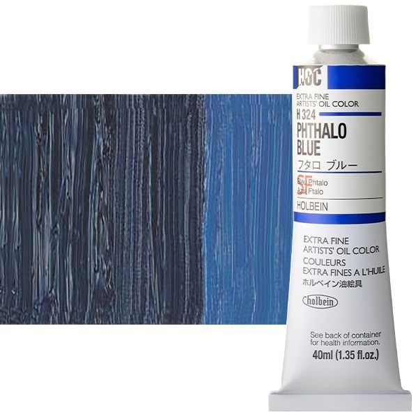 Holbein Artist Oil 40ml Tube Phthalo Blue 