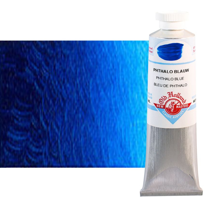 Old Holland New Masters Classic Acrylic Colors Phthalo Blue 60 ml