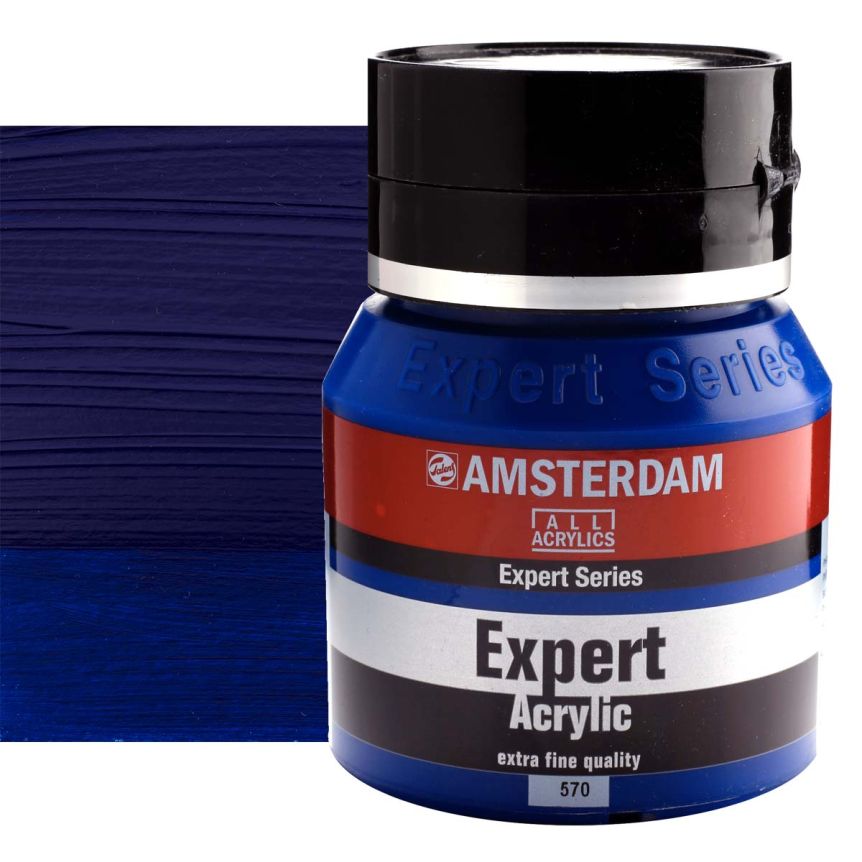 Amsterdam Expert Acrylic, Phthalo Blue 400ml Jar