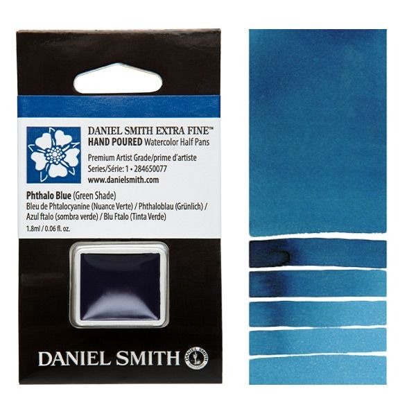 Daniel Smith Watercolor Half Pan - Phthalo Blue (Green Shade)