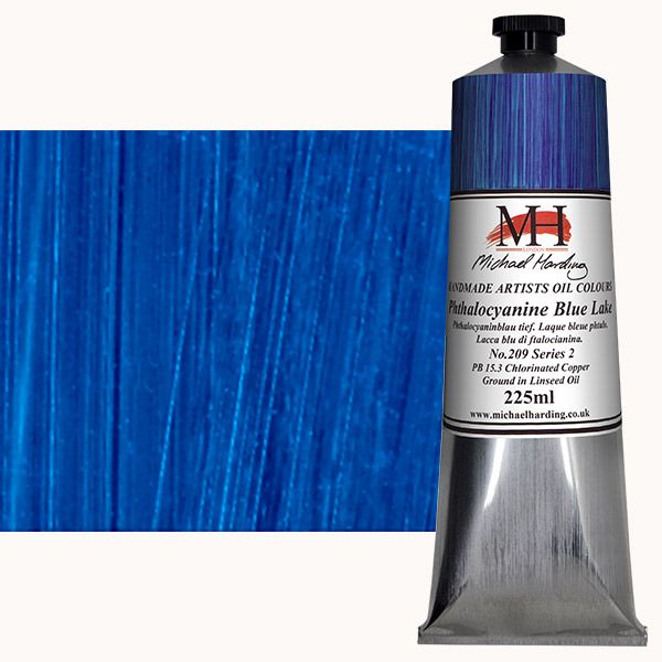 Michael Harding Handmade Artists Oil Color 225ml - Phthalocyanine Blue Lake
