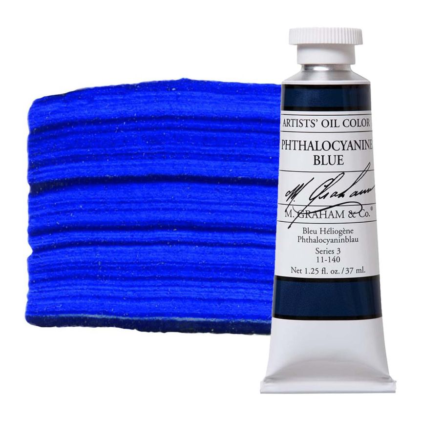M. Graham Artist Oil Color 37ml - Phthalo Blue